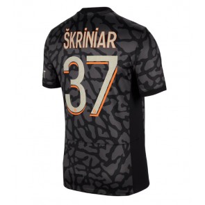 Paris Saint-Germain Milan Skriniar #37 Rezervni Dres 2023-24 Kratak Rukavima